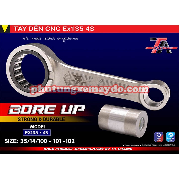 Tay Dên Cnc Exciter 135 4 Số Ta Cnc