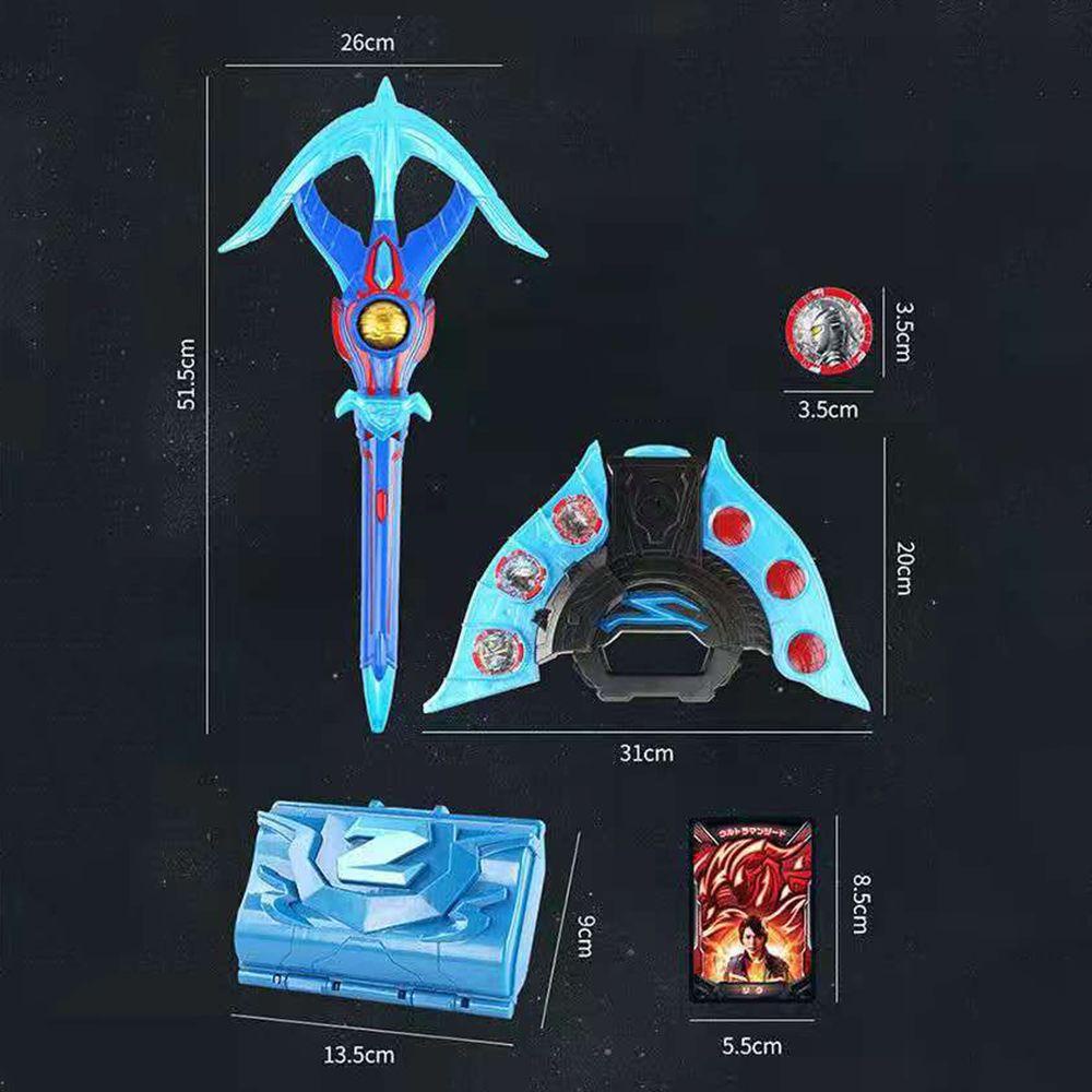 Đồ chơi biến hình mũi tiên và ngọn thương Ultraman Zett Riser có âm thanh và đèn cho trẻ em
