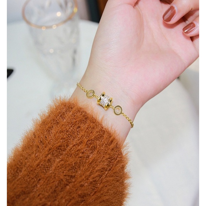 Lắc tay titan BVL đính full xoàn sang trọng