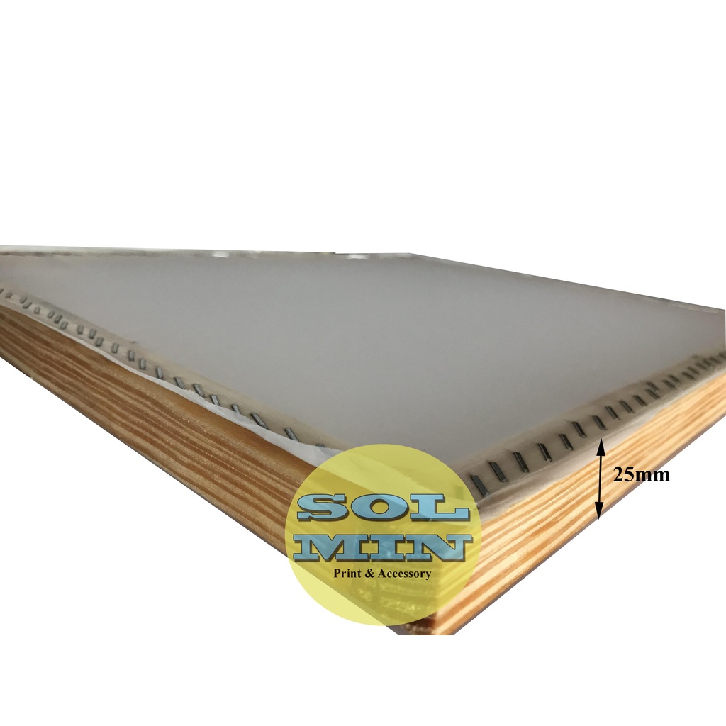 Khung in lụa kích thước tùy chọn với mắc lưới 100T thích hợp in trên giấy,nhựa, vải