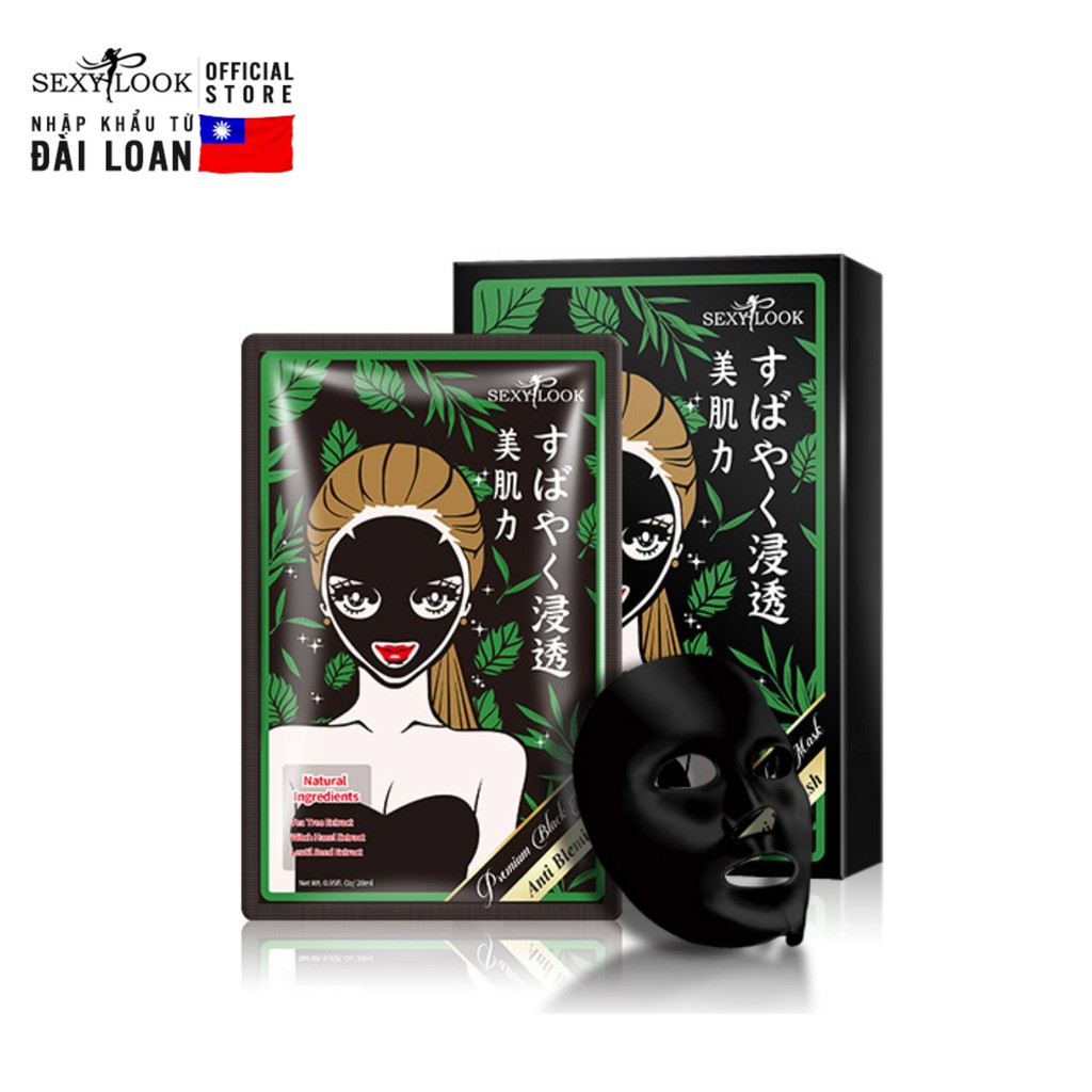 Mặt Nạ Tràm Trà SEXYLOOK Kiểm Soát Dầu và Mụn (Hộp 5 Miếng) | BigBuy360 - bigbuy360.vn
