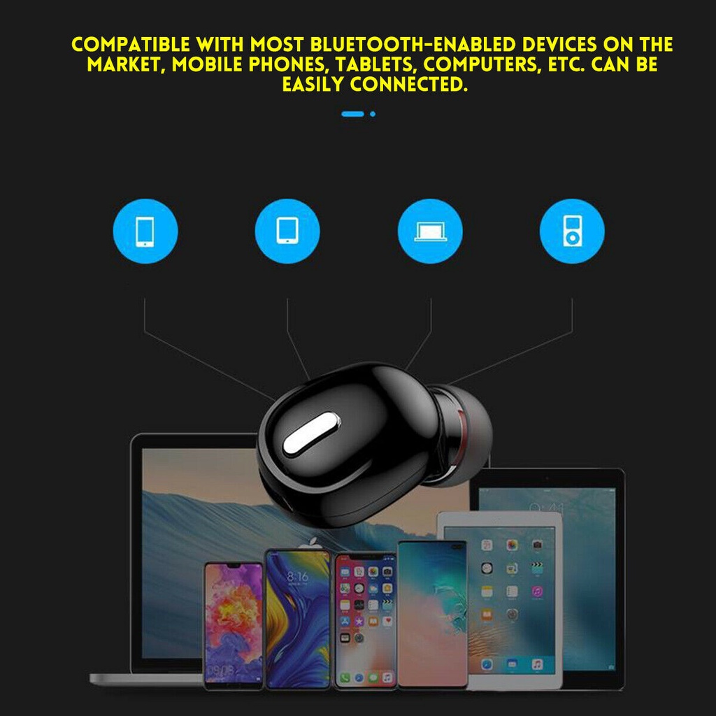 X9 Mini In-Ear Bluetooth Tai Nghe Chụp Tai Wifi Không Dây Tai Nghe Có Mic Thể Thao Tai Nghe Nhét Tai Tai Nghe Âm Thanh Nổi Cho Tất Cả Các Dòng Điện Thoại