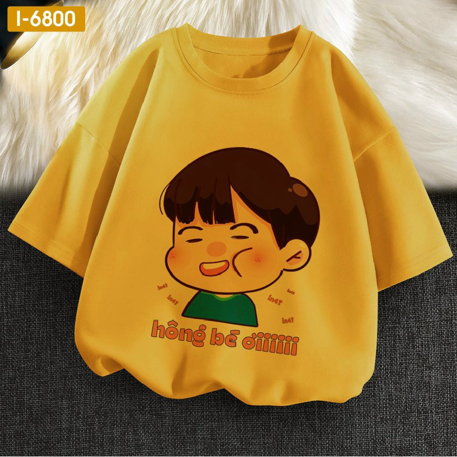 Áo thun nam nữ in Hông bé ơi , hàng tận xưởng siêu rẻ , đẹp chuẩn fom