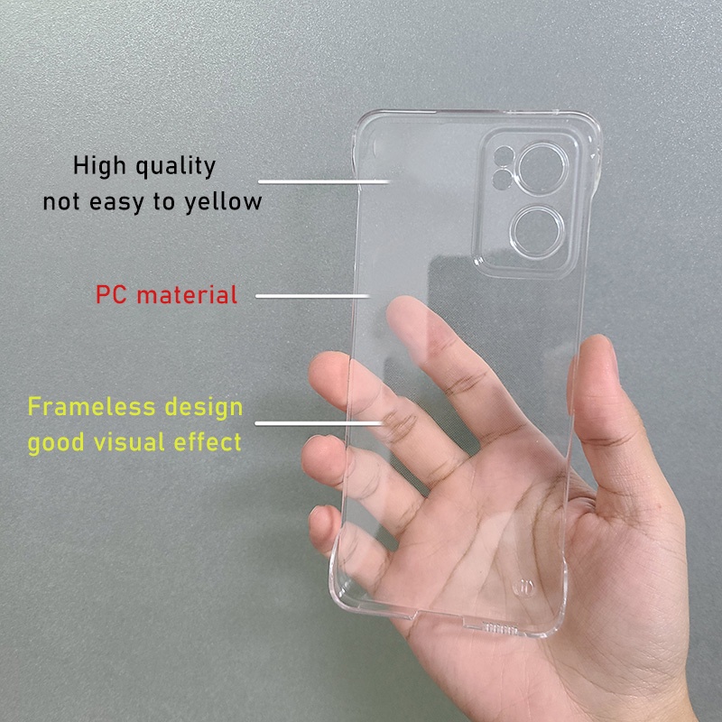 Ốp Điện Thoại PC Cứng Trong Suốt Cho OPPO Reno 8Z 7 7Z Pro Reno7Pro 5G
