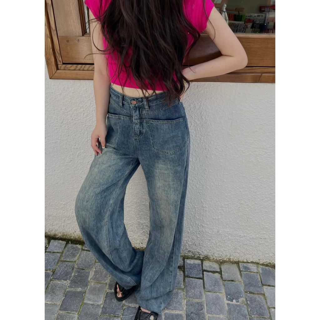 Quần jean suông cao cấp QC loại 1