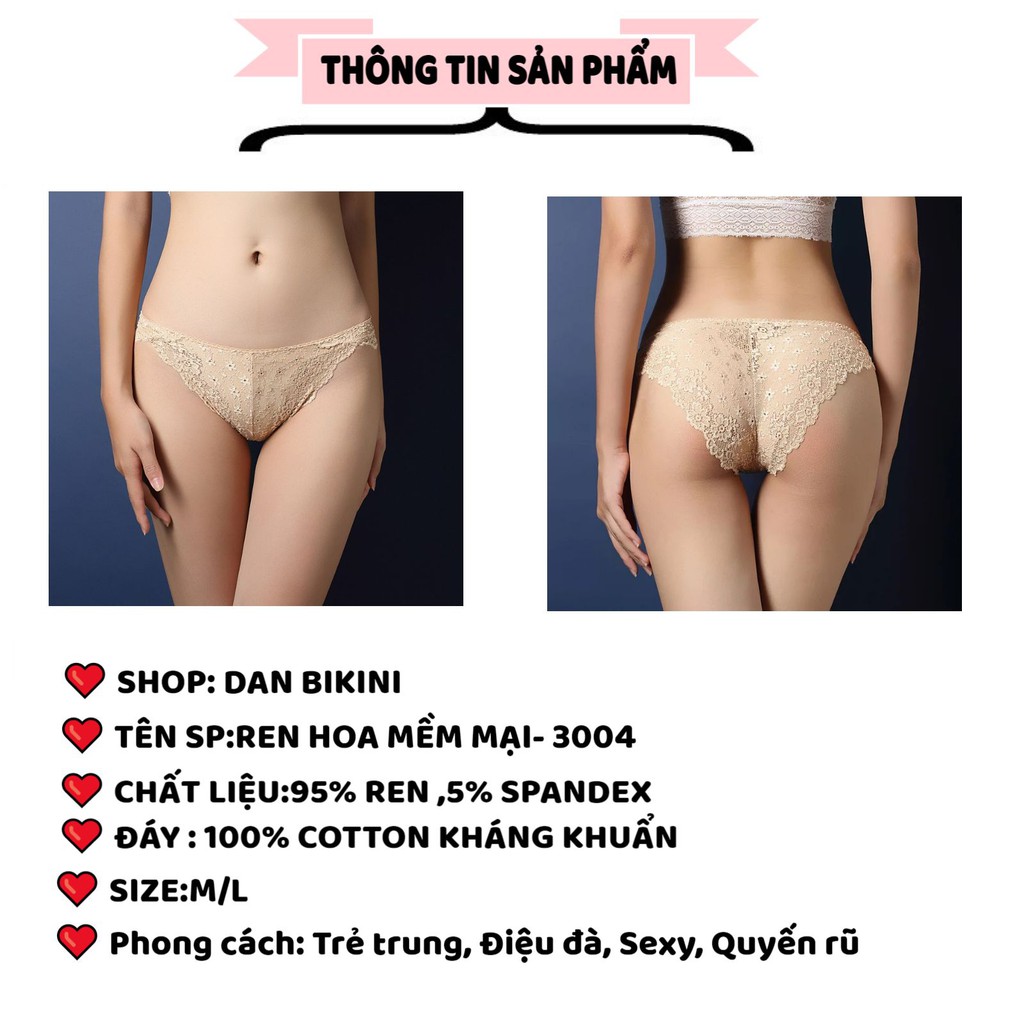 Quần Lót Nữ ❤️FREESHIP❤️ Quần Lót Ren Sexy Hoa mềm mại không đường may sexy gợi cảm mẫu 3004 | BigBuy360 - bigbuy360.vn
