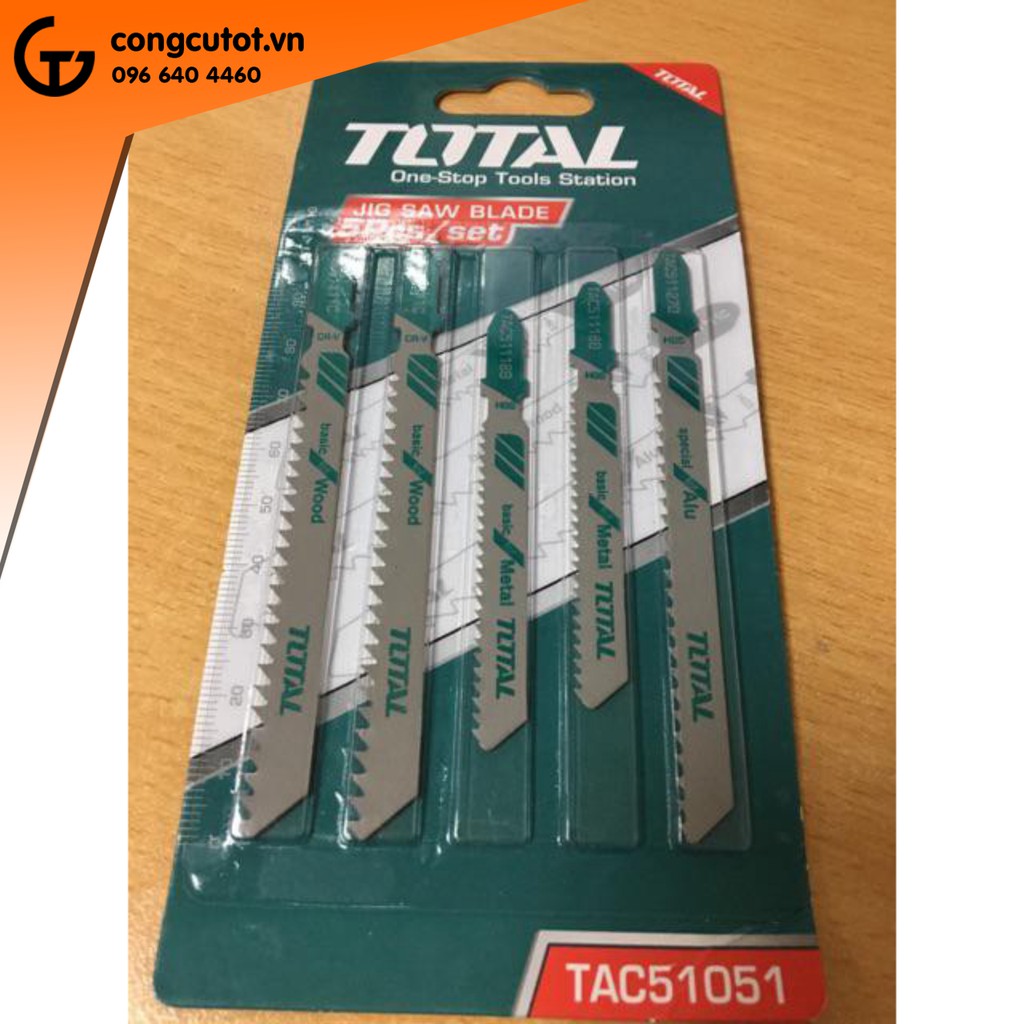 Bộ Lưỡi Cưa Lọng 5 Chi Tiết Total - TAC51051