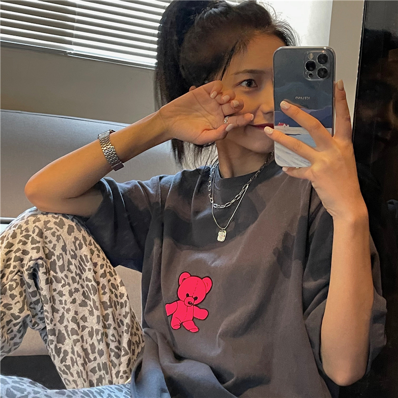 NRVP Áo Thun Ngắn Tay Dáng Rộng Thời Trang Mùa Hè 2021