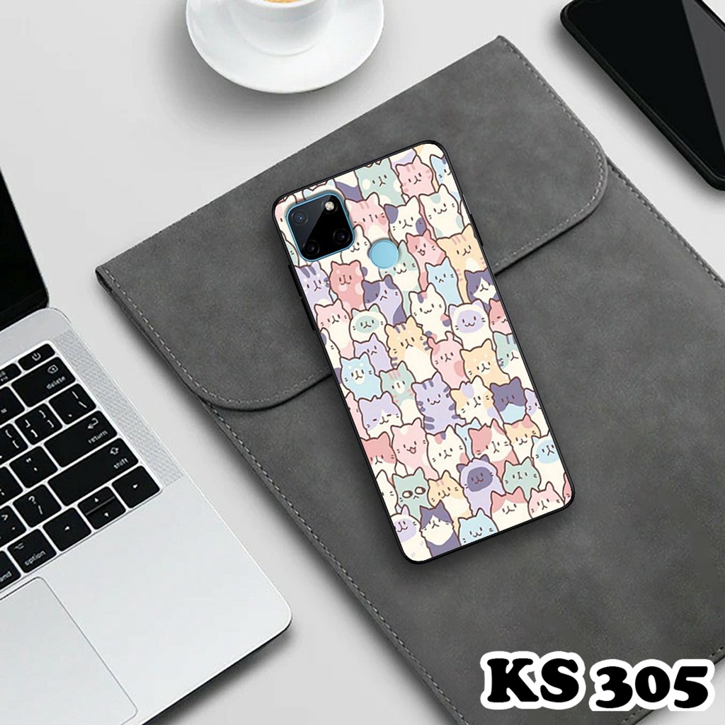 Ốp lưng Oppo Realme C21y - Realme C21 - Ốp Oppo in hình LoveCat - Chất liệu TPU siêu bền