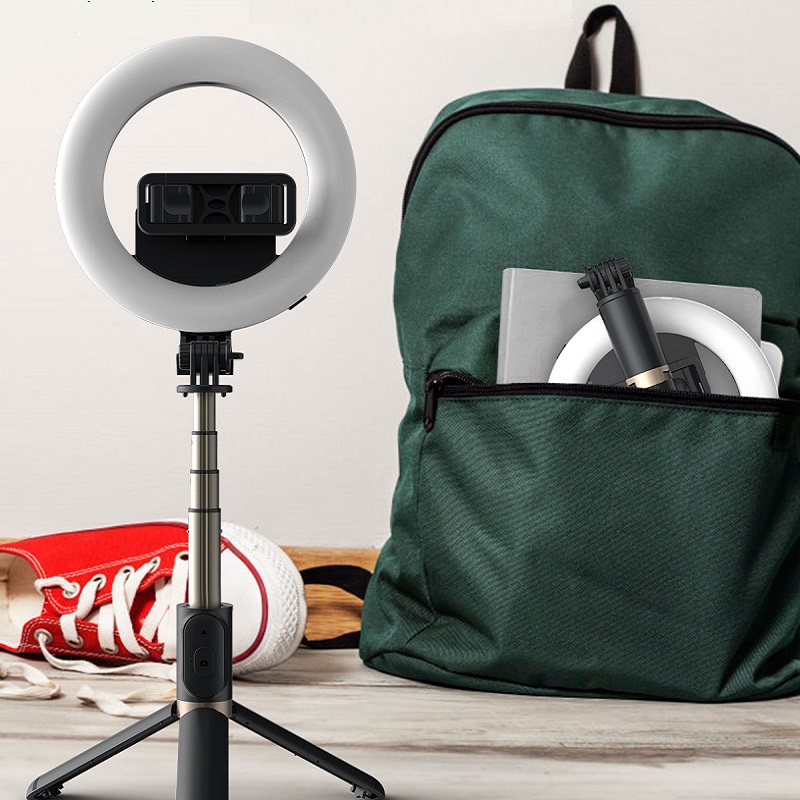 Gậy Chụp Ảnh Selfie 4 Trong 1 Có Đèn Led Kết Nối Bluetooth Kèm Điều Khiển Từ Xa | BigBuy360 - bigbuy360.vn