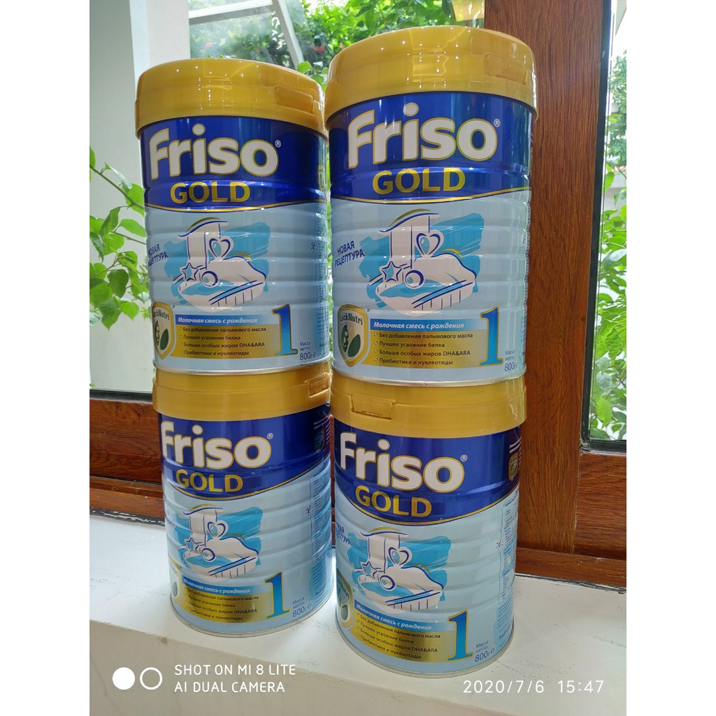 Sữa Friso Gold Nga số 1,2,3 Hộp 800g - HÀNG CHUẨN - GIÁ TỐT (Ảnh chụp thật)