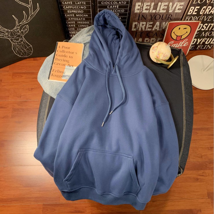 Áo nỉ bông hoodie nam nữ form rộng, áo sweater có mũ unisex | BigBuy360 - bigbuy360.vn