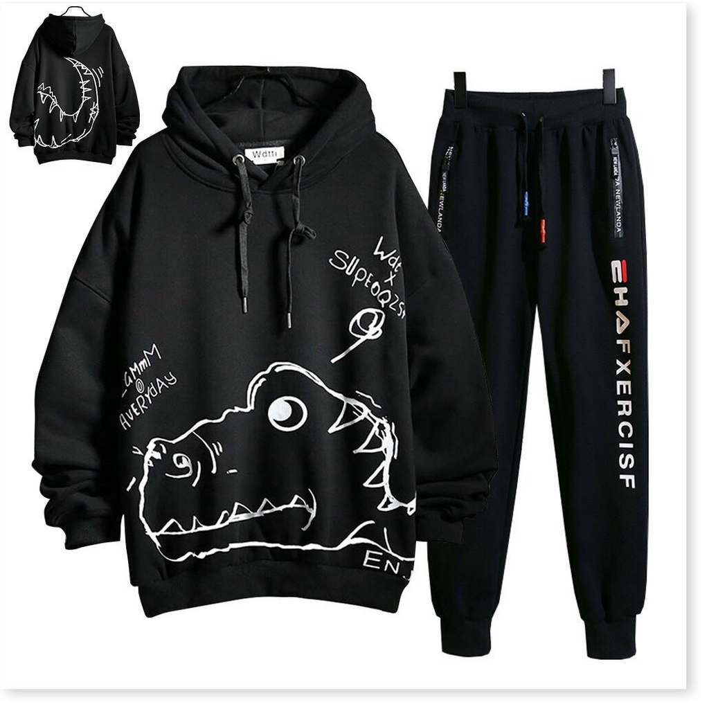 SET BỘ THU ĐÔNG UNISEX HOẠ TIẾT SIÊU VIP , MỚI LẠ CHO CÁC BẠN TRẺ THỜI TRANG KME FASHION