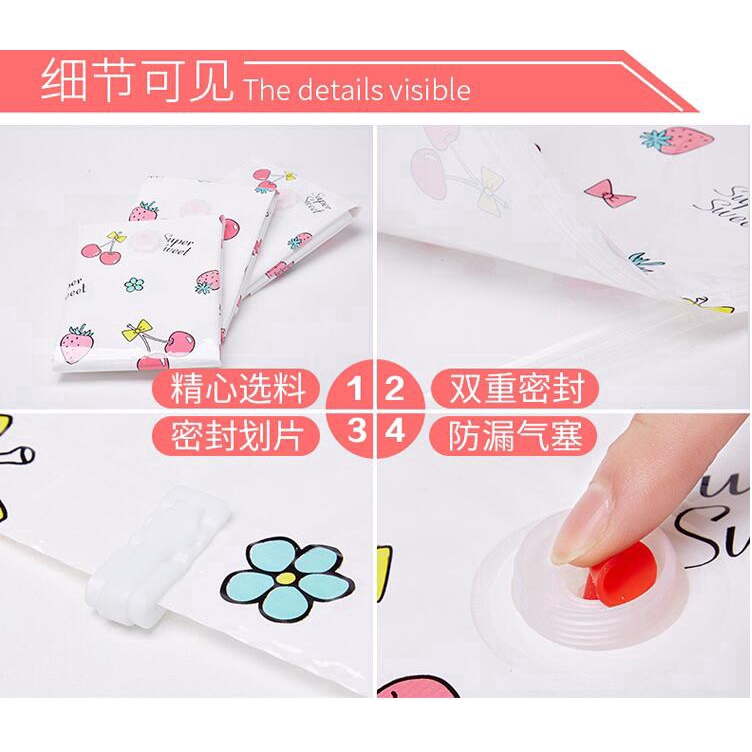 Túi đựng quần áo &amp; đồ chơi trẻ em hút chân không đa năng tiện lợi