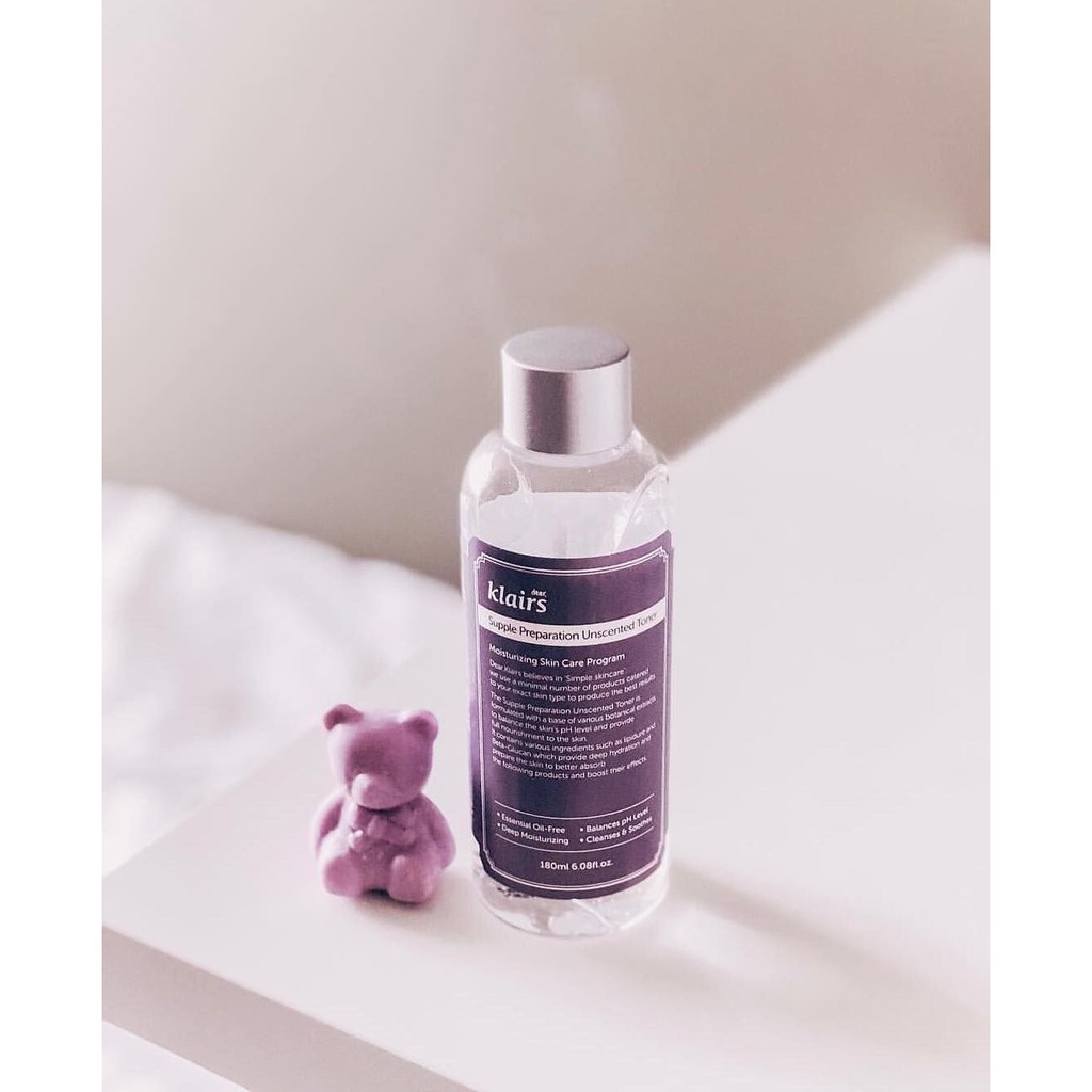 DEAR KLAIRS - Nước cân bằng không mùi Supple Preparation Unscented Toner