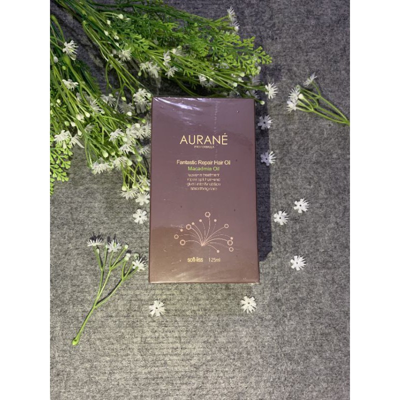 Ttinh dầu dưỡng tóc aurane chai tròn hương macadmia