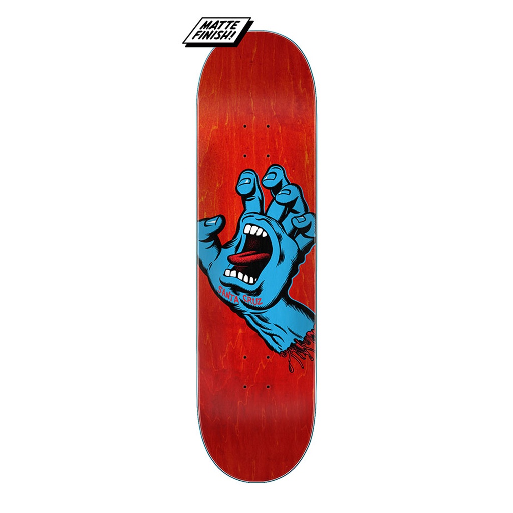 Mặt Ván Trượt Skateboard SANTA CRUZ SCREAMING HAND DECK 8.0