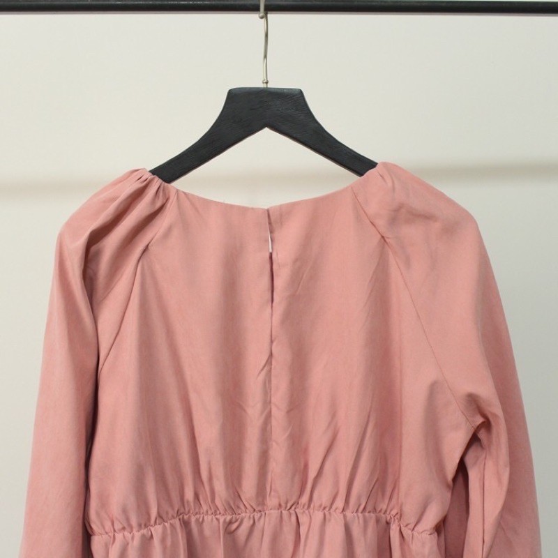 Đầm hồng babydoll Zara