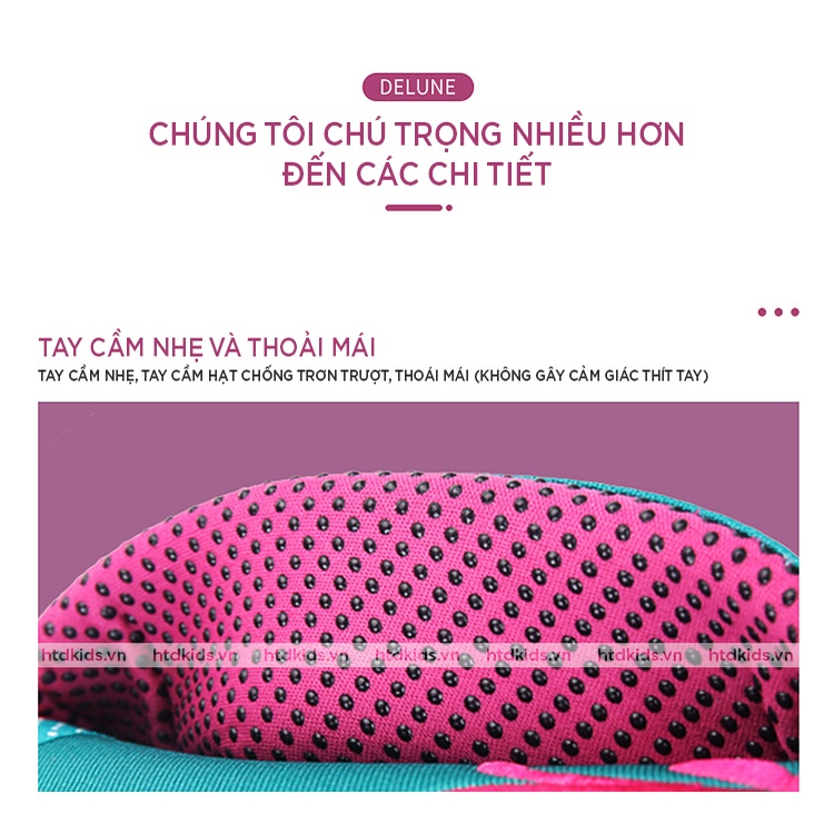 Cặp chống gù lưng cho bé gái học tiểu học thương hiệu Delune dòng 3