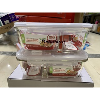 HỘP THỦY TINH CHIA NGĂN LOCK&LOCK LLG447