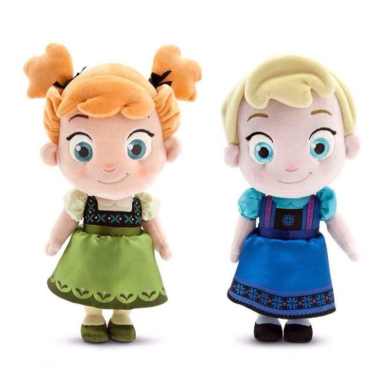 Disney 30CM Frozen 2 Bruni Elsa Olaf Toys Chameleon Anime Cartoon Figure Plush Dolls Figures children Birthday Gift Boy Girl