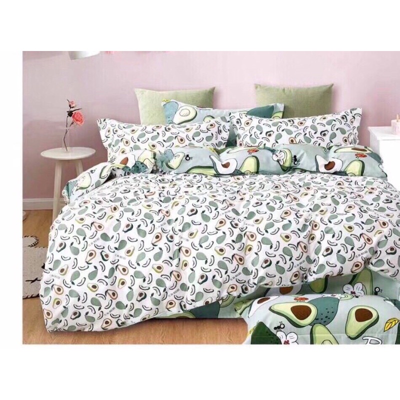 🔥SIÊU HOT 🔥🔥 ga gối 4 món cotton Hàn Quốc 1m-1m8 nệm 5-15cm GỐI ÔM DÂY KHOẠ
