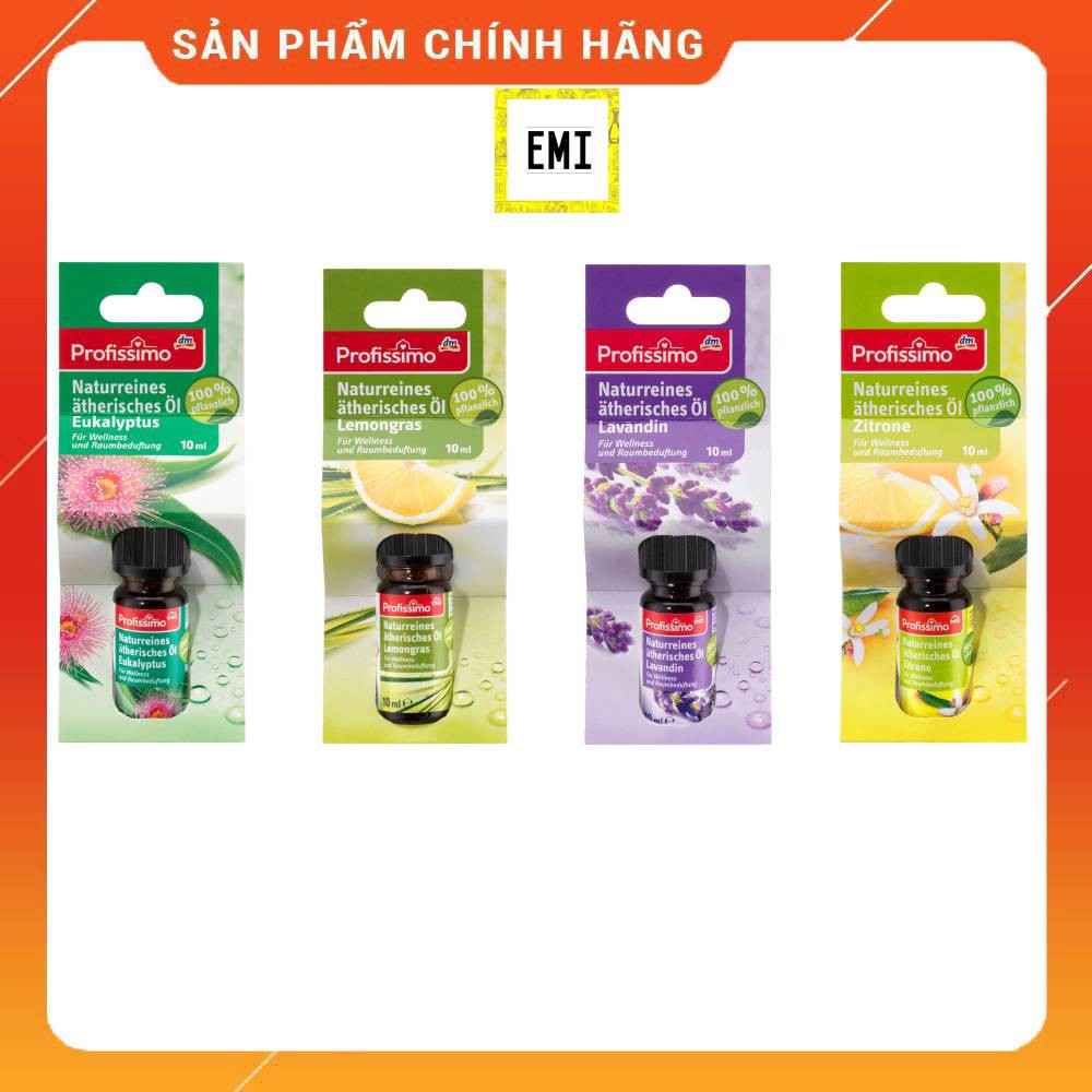 Tinh dầu xông phòng Profissimo Naturreines ätherisches Öl 10ml của Đức [CÓ BILL ĐỨC] - Hàng Đức