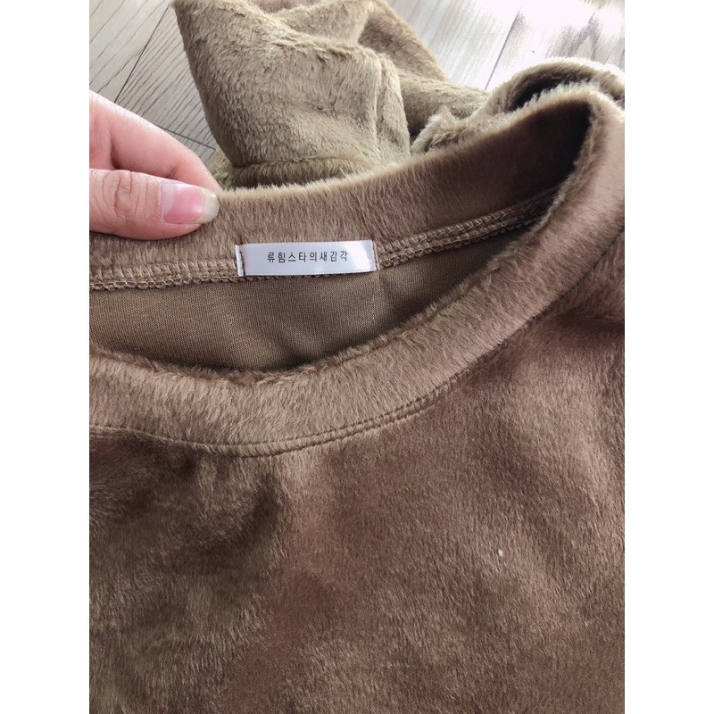 áo lông sweater lông⚡️FREESHIP EXTRA⚡️áo lông mịn sang chảnh