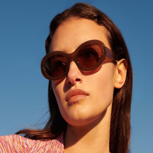Kính Mát Sunnies Studios Gọng Tròn Rio Truffle