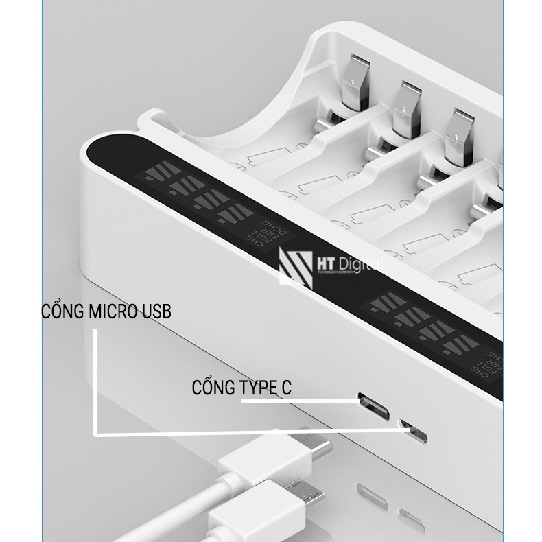 Bộ Sạc 12 pin AA AAA Beston C9025L,có tính năng sạc nhanh,tự ngắt khi đầy, đèn báo thông minh, dùng cho micro ,remote