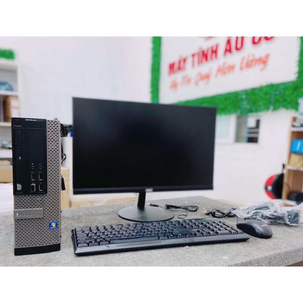 Bộ máy tính Văn phòng Dell Optiplex (Core i7 2600 - Core i5 - Ram 8Gb - SSD 120Gb) Màn hình full viền HKC 22 inch | BigBuy360 - bigbuy360.vn