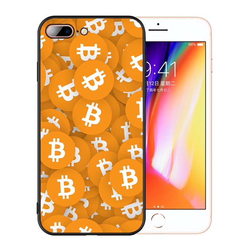 Ốp Lưng DẻO HìNh Bitcoin Cho Iphone 11 Pro Max XS XR X 6s 7 8 Plus