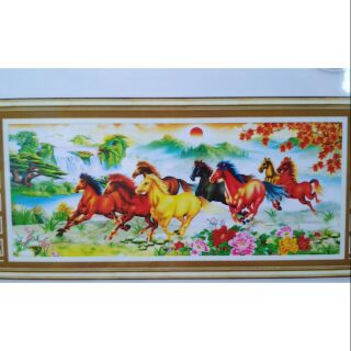 Tranh đá mã đáo thành công 77536