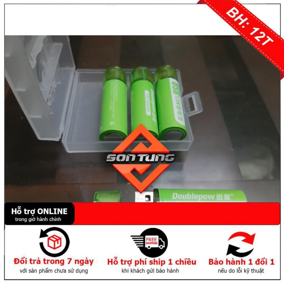 [BH12TH] Pin khô không chì AA (pin tiểu) duoblepow sạc trực tiếp cổng usb 5V dung lượng cao 1800mah tái sử dụng