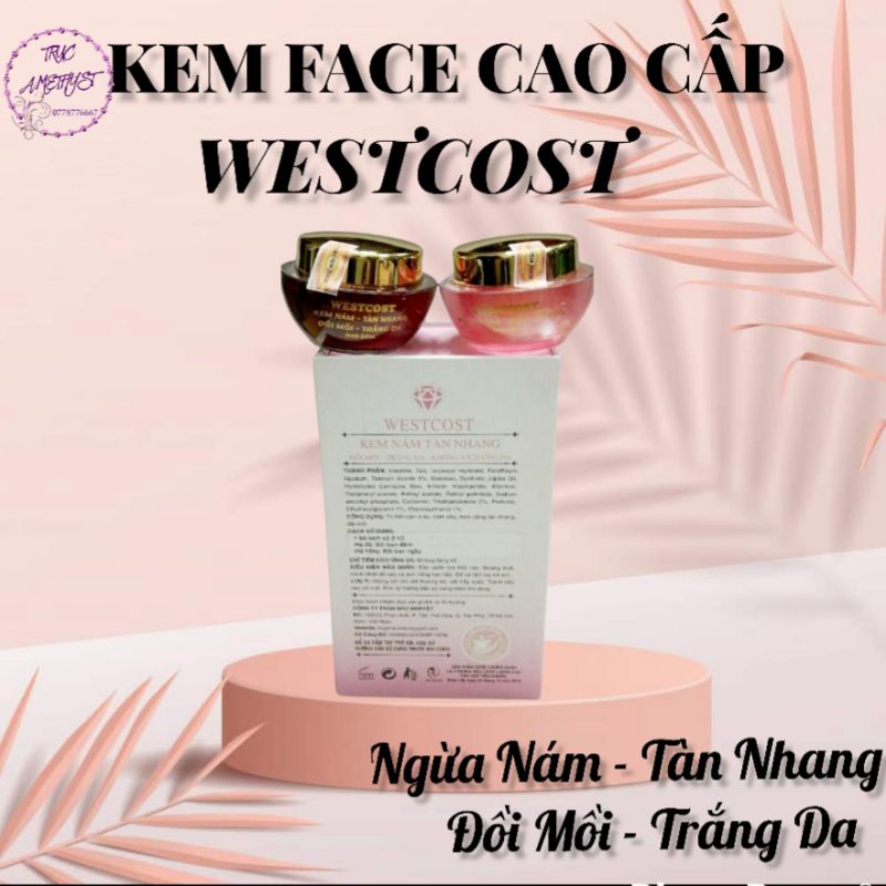 BỘ 2 HŨ KEM NGỪA NÁM WESTCOST NGÀY&amp;ĐÊM