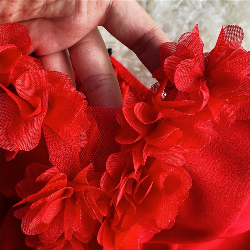 🌸Hàng Order🌸 Váy Đầm Công Chúa Quai Trong Bèo Hoa Tiệc Cưới Trẻ Trung Sexy 🌸Hàng Quảng Châu