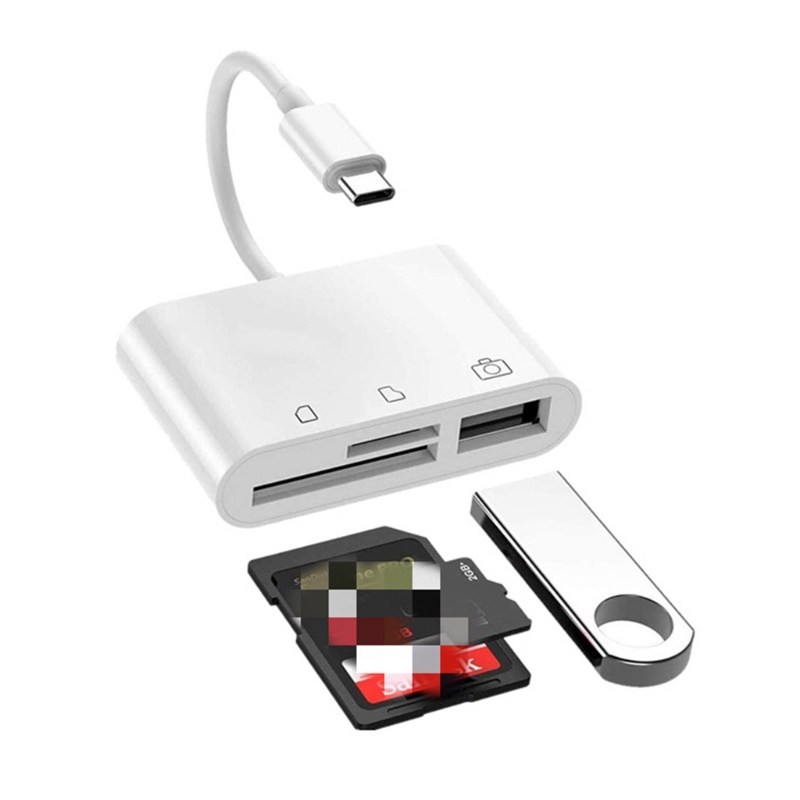 Đầu Đọc Thẻ Nhớ TF SD Chuyển Đổi USB 3.1 Sang OTG Cho Bàn Phím Và Chuột