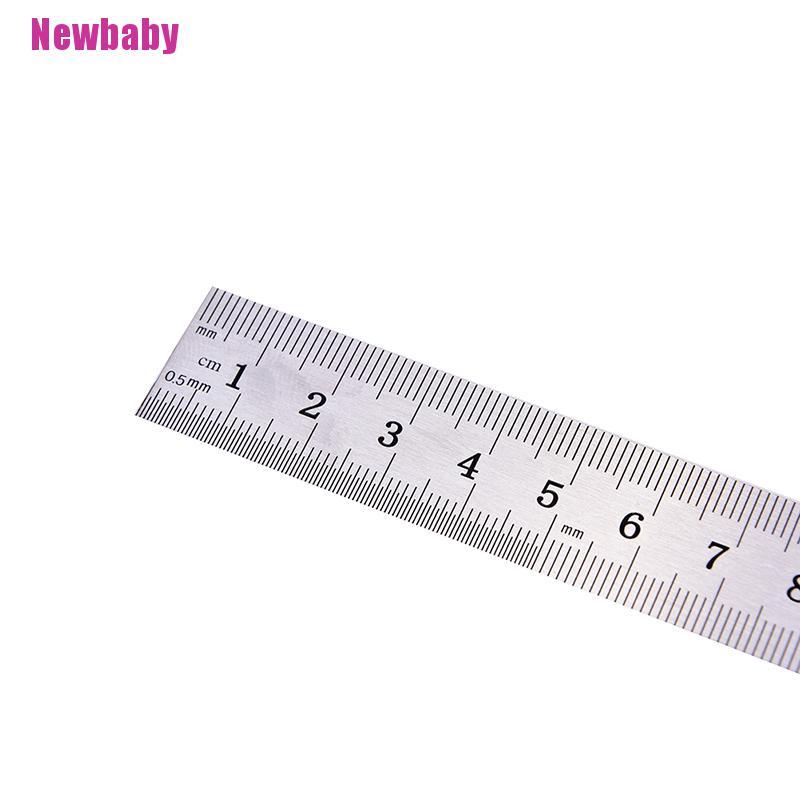 1 Thước Đo Hai Mặt 15cm Bằng Kim Loại Chuyên Dụng
