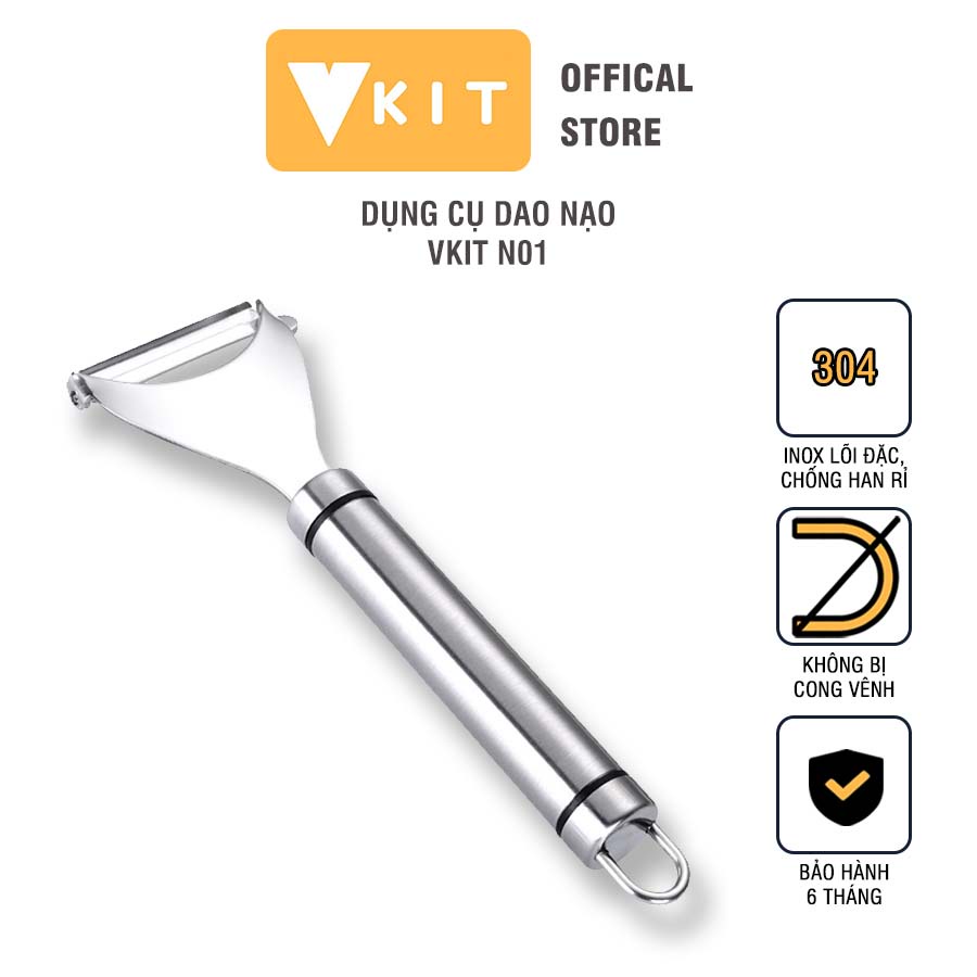 Dụng cụ nạo gọt rau củ quả đa năng 3 trong 1 inox 304 VKIT N01