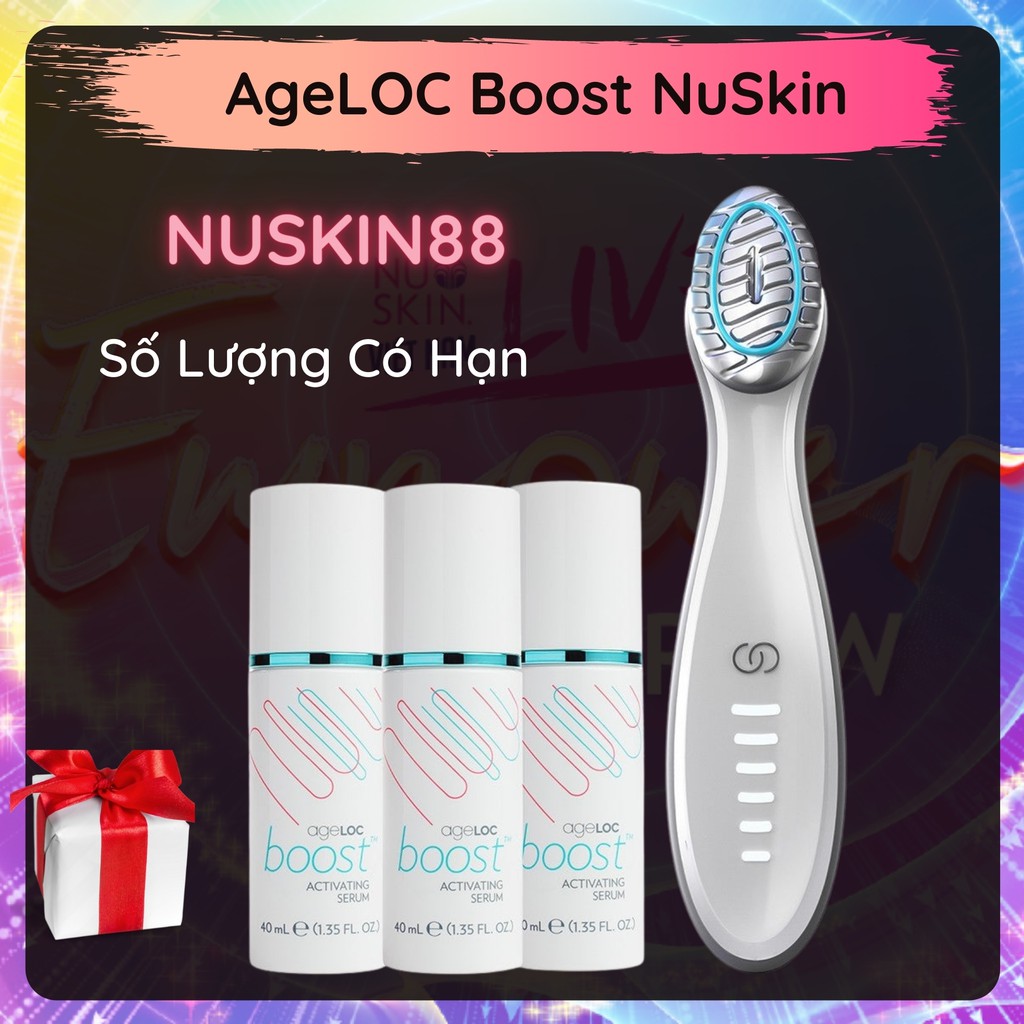 AGELOC BOOST Máy Nâng Cơ Xoá Nám - Tặng Ngay 3 Chai Serum Booster