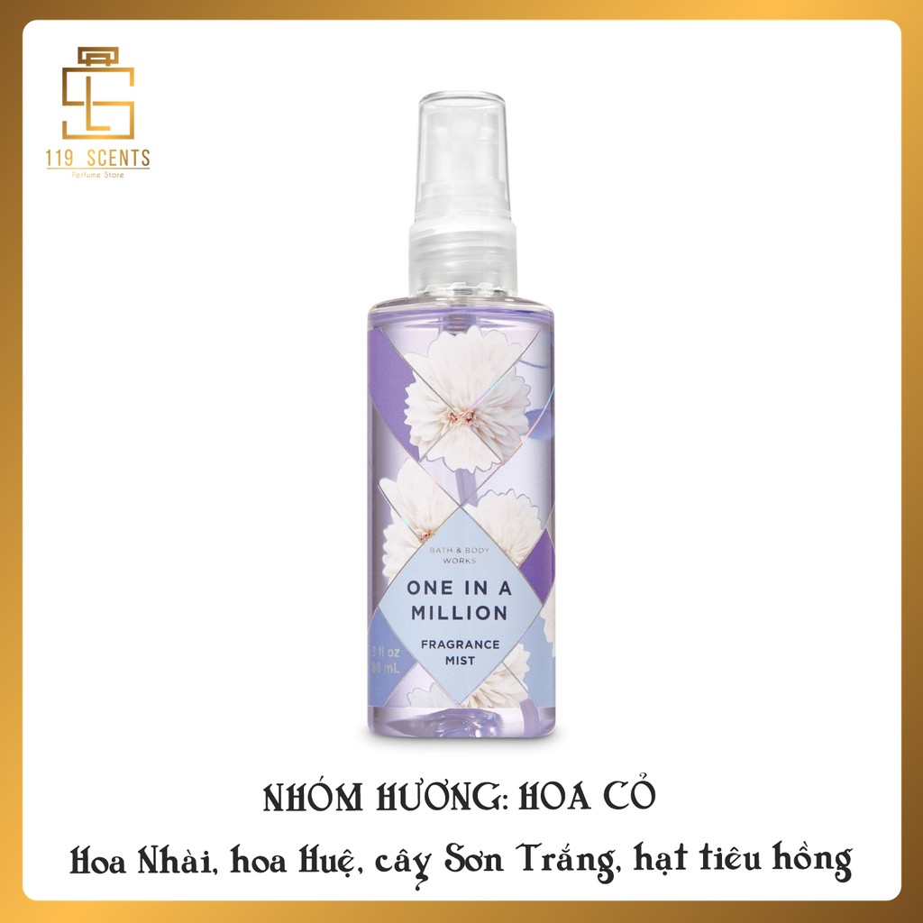 [ĐỦ MÙI - MINI] XỊT THƠM TOÀN THÂN BATH & BODY WORKS (88ML) | BigBuy360 - bigbuy360.vn