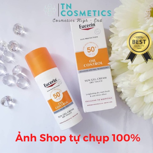 Kem Chống Nắng Kiềm Dầu Cho Da Nhờn Mụn Eucerin Sun Gel-Cream Dry Touch Oil Control SPF50+ 50ml KCN1462