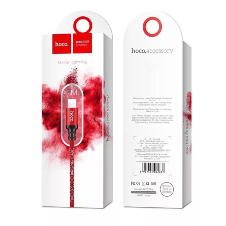 CÁP LIGHNING HOCO X14 1M