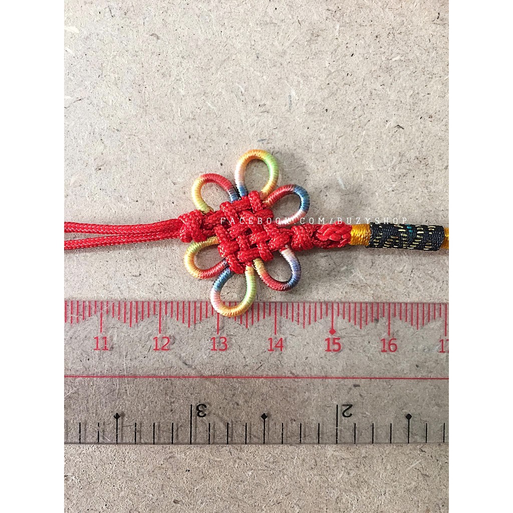 Dây treo gút đồng tâm  ngũ sắc  size trung