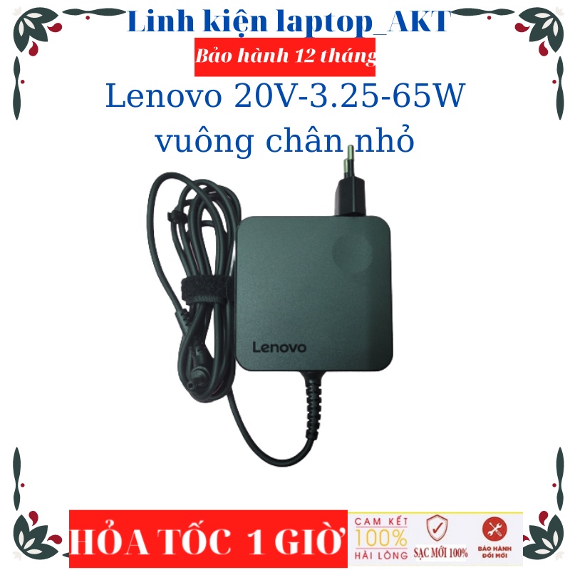 Sạc Lenovo 20V-3.25A-65W vuông chân  Ideapad 310-14ISK S340-15IIL330 14IKB 320 320-15ISK 15IAU7 Yoga 710S 510S
