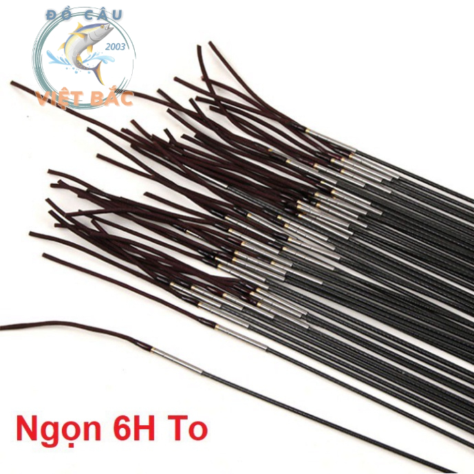 Hai cái ngọn cần câu tay 5H 6H 8H Ngọn cần câu tay Carbon siêu rẻ Đồ Câu Việt Bắcc