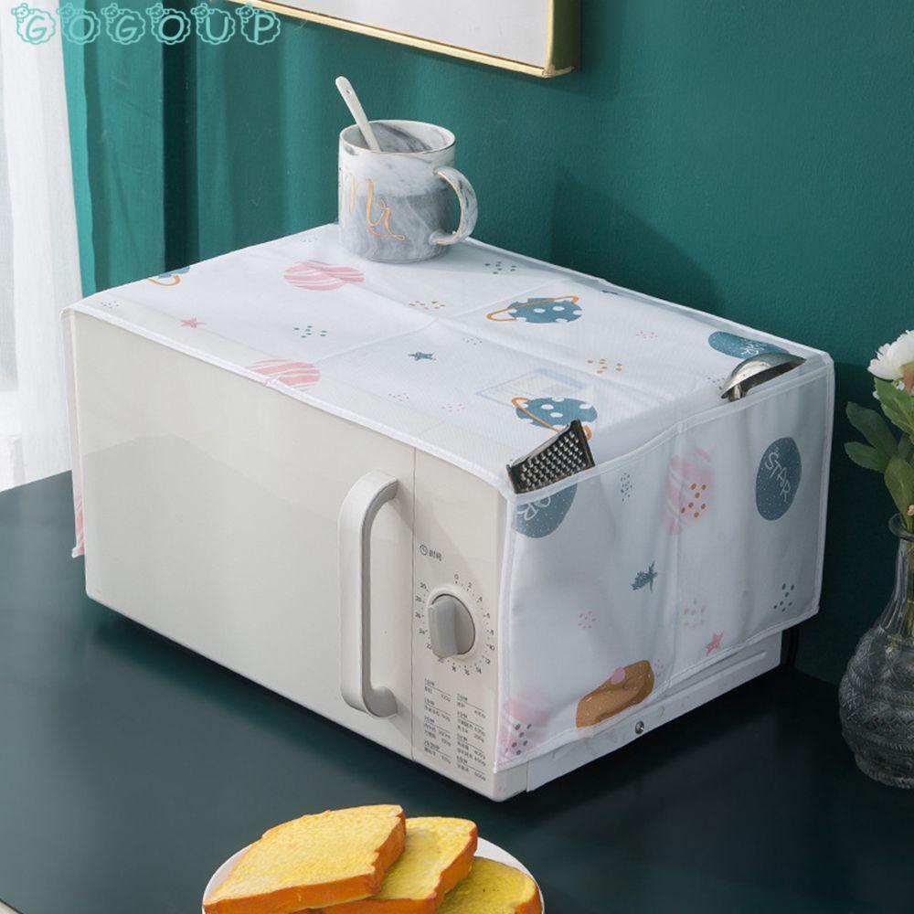 Tấm Vải Che Phủ Tủ Lạnh/ Lò Vi Sóng Chống Dầu/Nước Chống Dầu In Hoạt Hình Dễ Thương