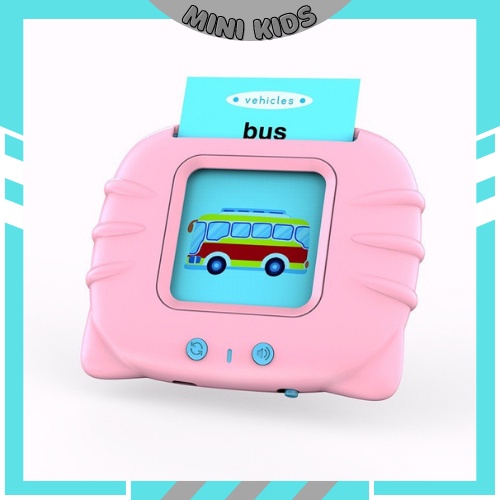 Máy Đọc Thẻ Flashcard Tiếng Anh Dành Cho Trẻ Em Gồm 224 Từ Vựng Không Có Sóng Điện Từ