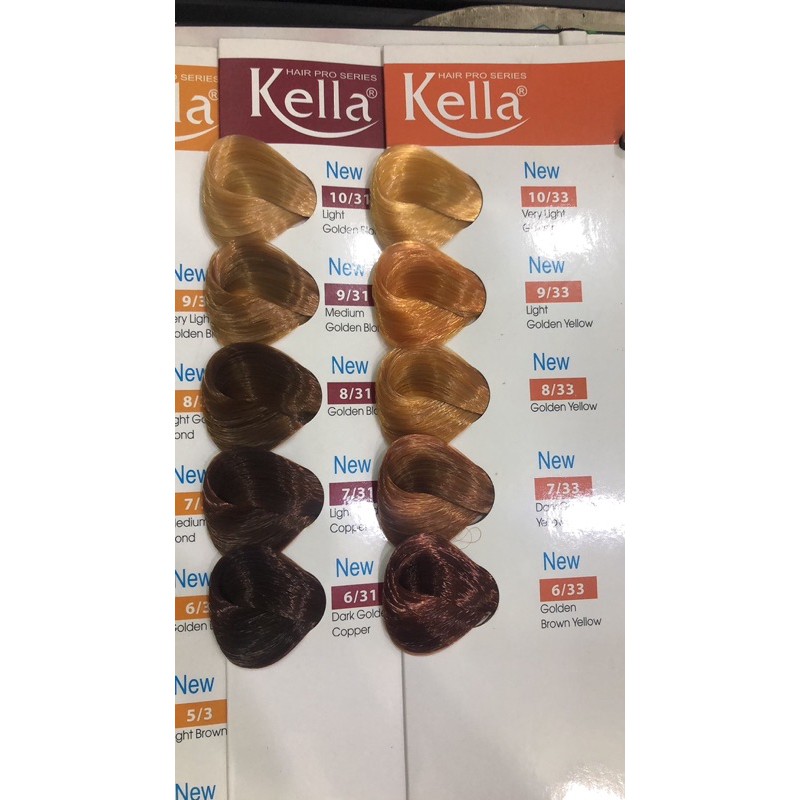 Thuốc nhuộm tóc kella 56 màu , Oxy trợ nhuộm #6,9,12