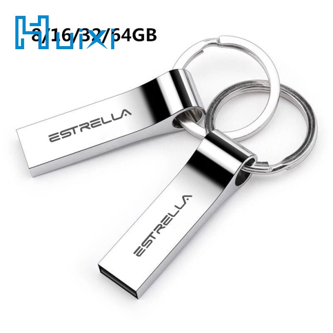 USB kim loại lưu trữ thông tin dữ liệu 8GB/16GB/32GB/64GB có móc khoá chống thấm nước cầm tay tiện dụng | BigBuy360 - bigbuy360.vn